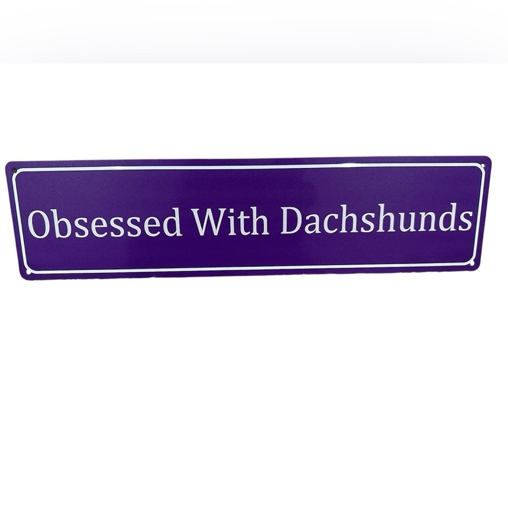 NEW Metal Dachshund Signs - Picture 2 of 8